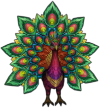 Pembe Parlak Tavuskuşu Oyun İçi.png